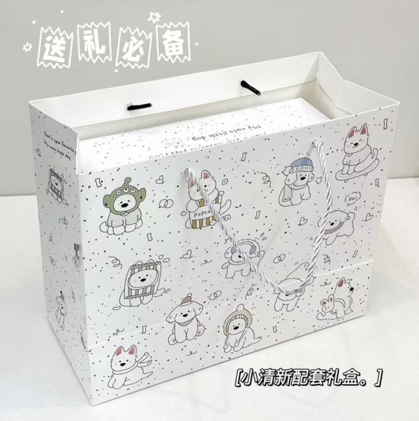 Fresh floral dog gift box