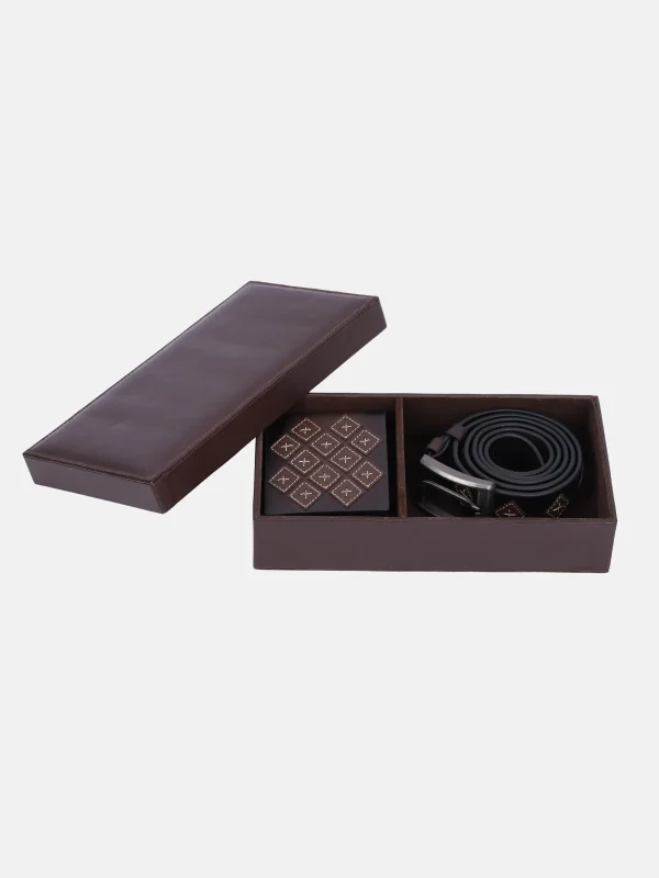 Chocolate Genuine Leather Gift Box