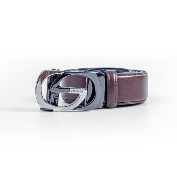 Premium Chocolate Color Leather Belt