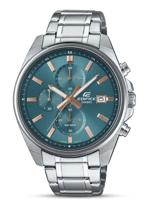 Casio Edifice Chronograph Teal Blue Dial